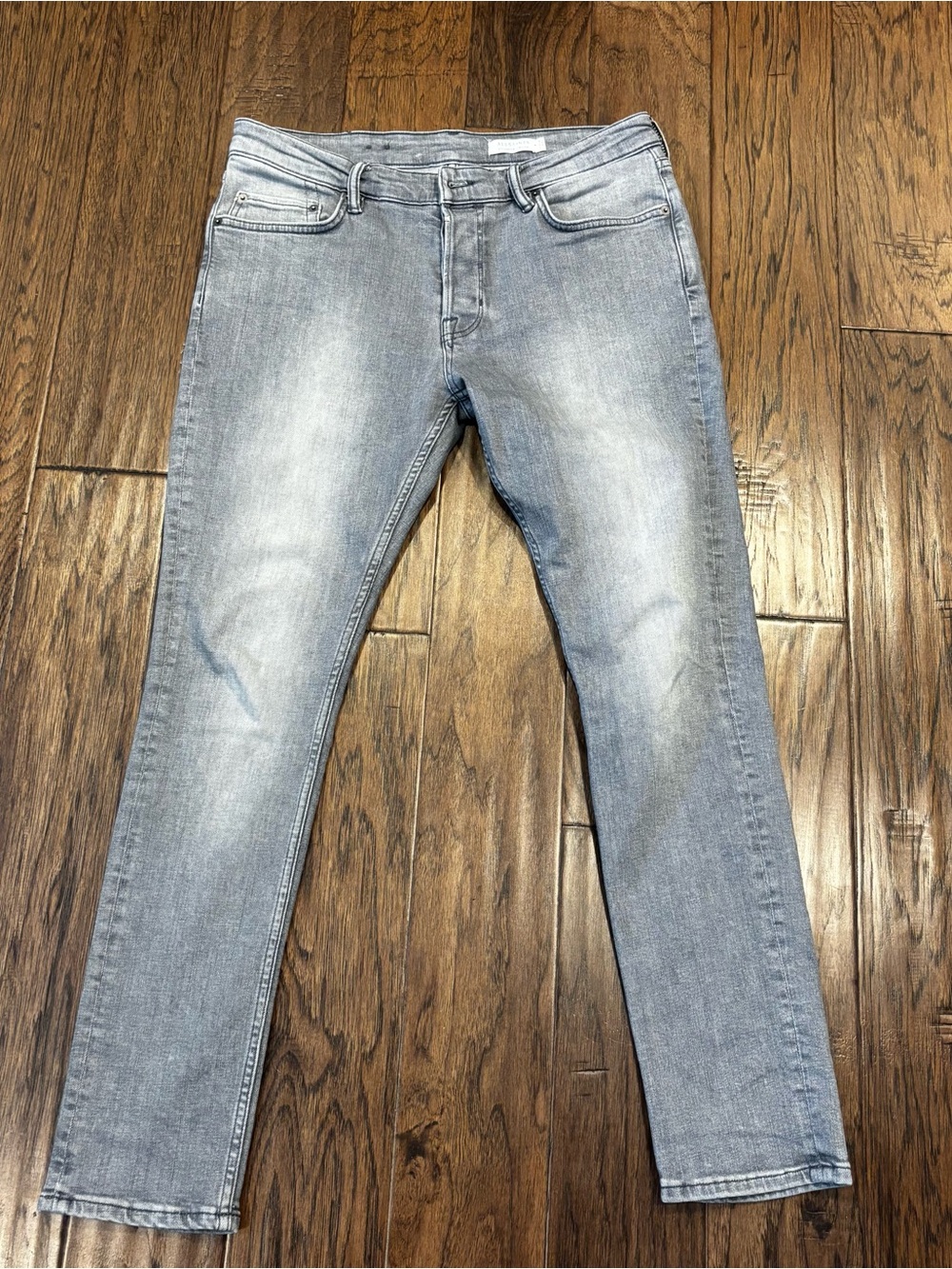 Men’s All Saints Skinny Cigarette Jean Size 32/30 Grey